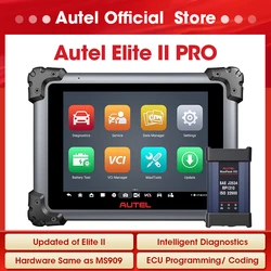 Autel Elite II PRO Diagnostic Scanner J2534 ECU Programmer Key Coding Scan Tools CAN FD/DoIP Upgrade MS909 Elite
