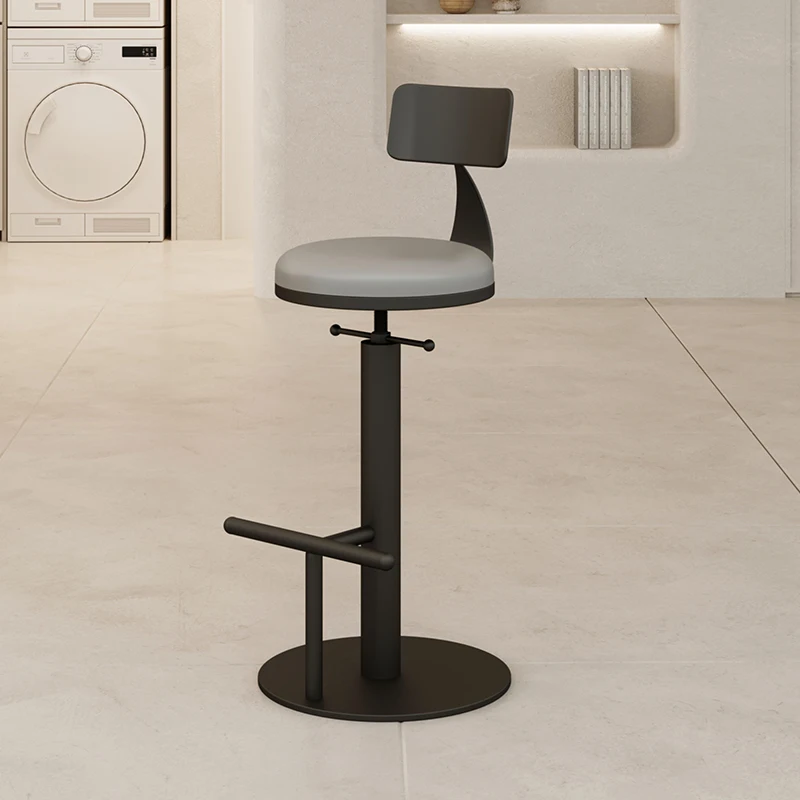 

simple metal bar chair Ergonomi home Minimalist comfortable Dining chairs high counter silla para barra de cocina furniture