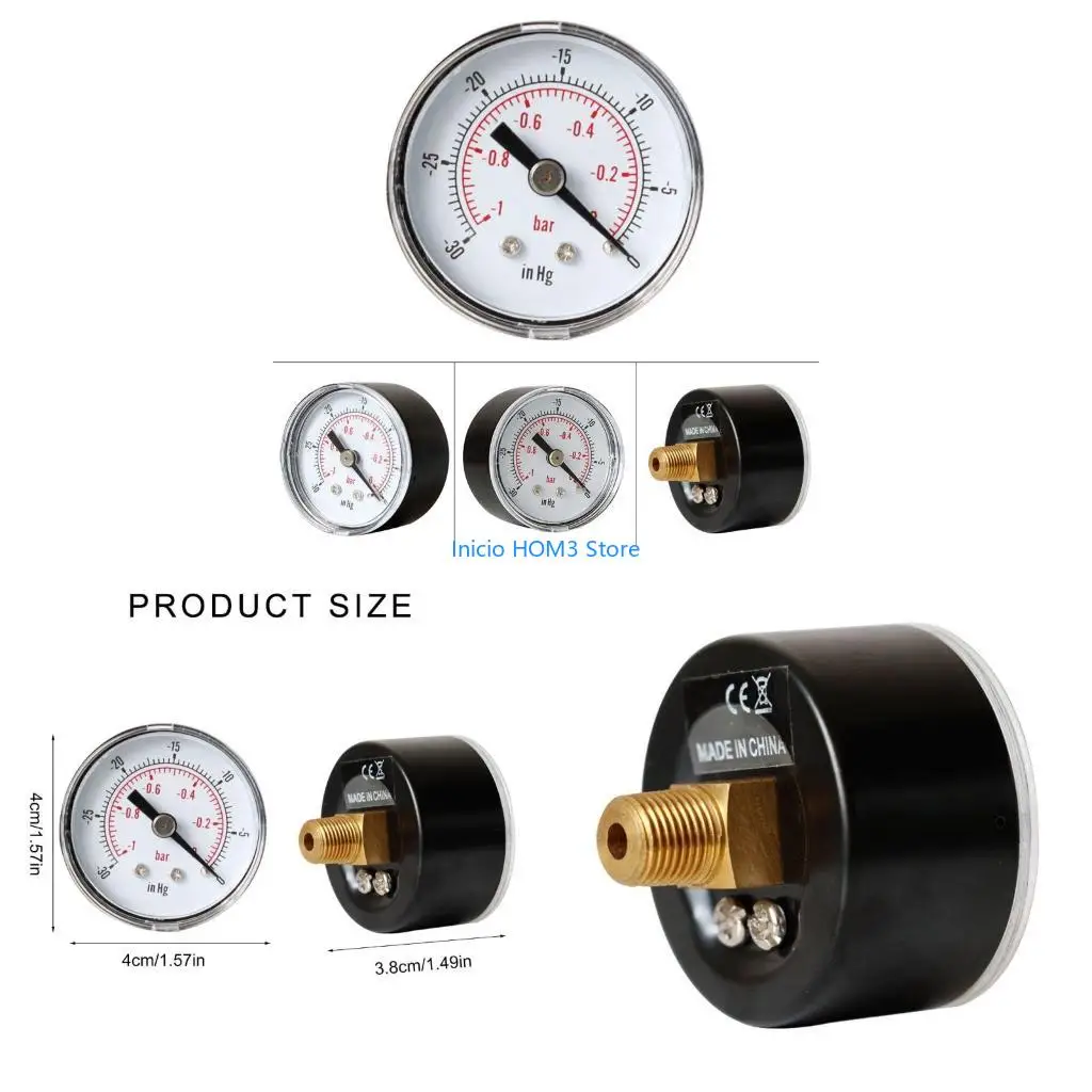 A5YD Vacuum Pressure Gauge 1/8