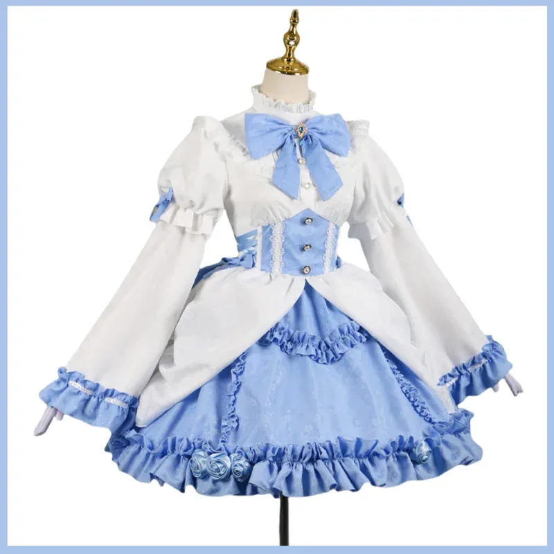 Kostum Cosplay Anime Re:Life in A Different World From Zero Rem Gaun Putri Gotik Wig Lolita Wanita Seksi Kostum Natalx;2'a