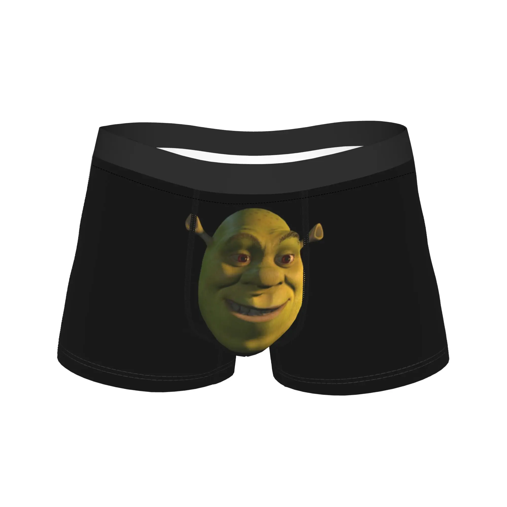 

shreks Underwear Men Panties Printing Elastic Boxershorts Quality Boxer Brief Large Size