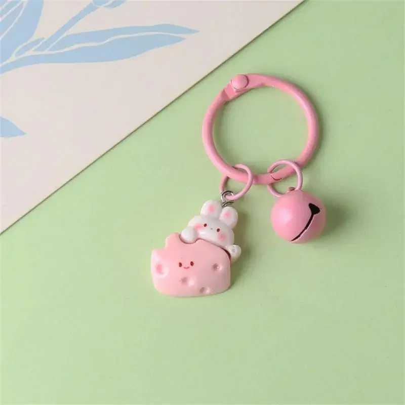 Creative Keychain Exquisite Workmanship Personalized Gifts Creativity Cheese Cute Household Products Bunny Keychain Durable