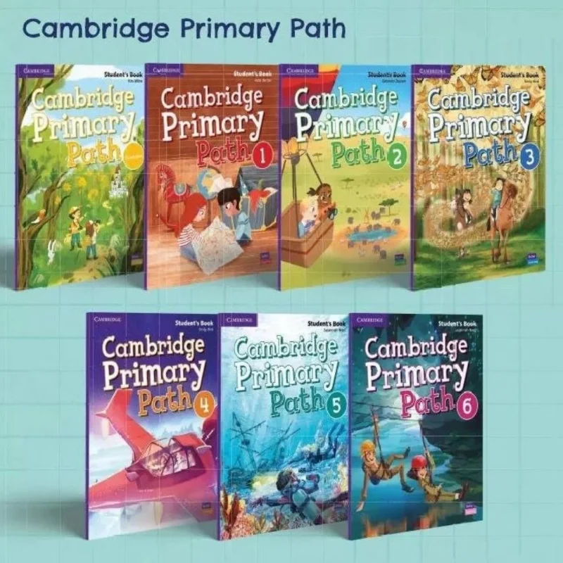 14 Volumes Cambridge Primary Path 7 Levels Student's Book+My Creaive Journal Textbook Workbook Exercise Learning Practice