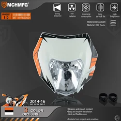 Headlight Headlamp With Sticker For KTM SX F EXC XCF SMR 2014 2015 2016 Motorcycle Dirt Bike MX Enduro Supermoto
