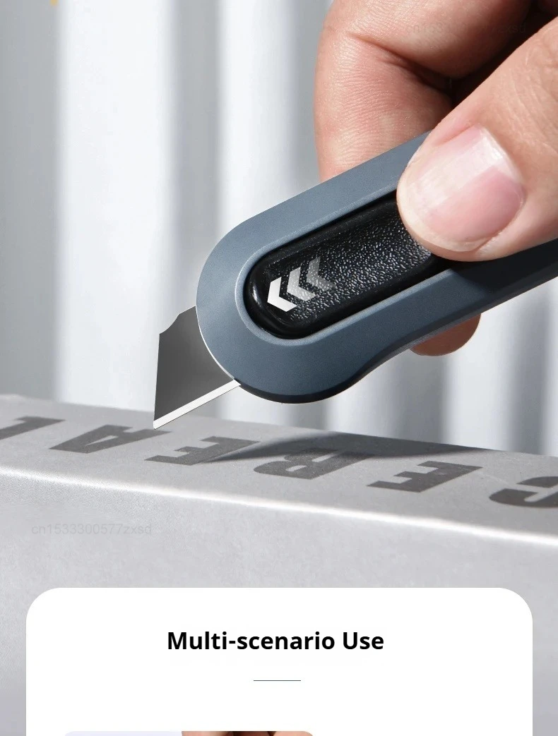 Deli Home Mini Automatisches Einziehbares Universalmesser mit Selbstverriegelung, Magnetischer Kartonöffner – Detail 8