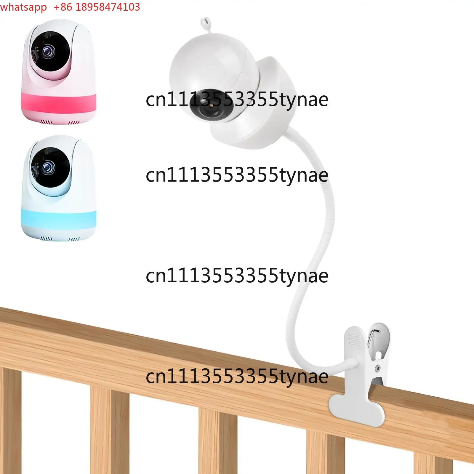 Baby Monitor Mount for Baby sense V43/HDS2/V24R/VBM55TX/ Max View Video Baby Monitor, Gooseneck
