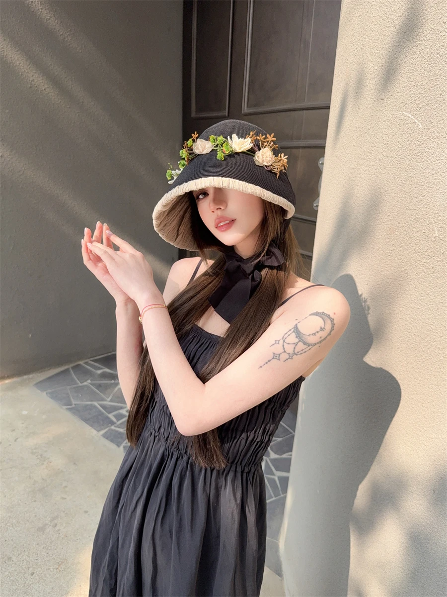 chapeau-de-paille-tresse-en-lin-style-lolita-retro-creampp-original-printemps-Ete-chapeau-de-demoiselle-d'honneur-style-foret-chapeau-de-soleil-floral-a-large-bord