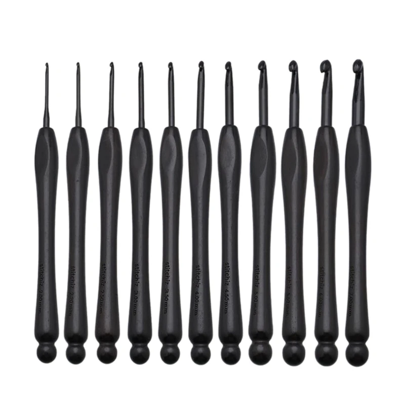 

2.0-7.0mm Crochet Needle Set Ergonomical Crochet Hook Multifunctional Knitting Needle Crochet Supplies for Craft 20 Pcs