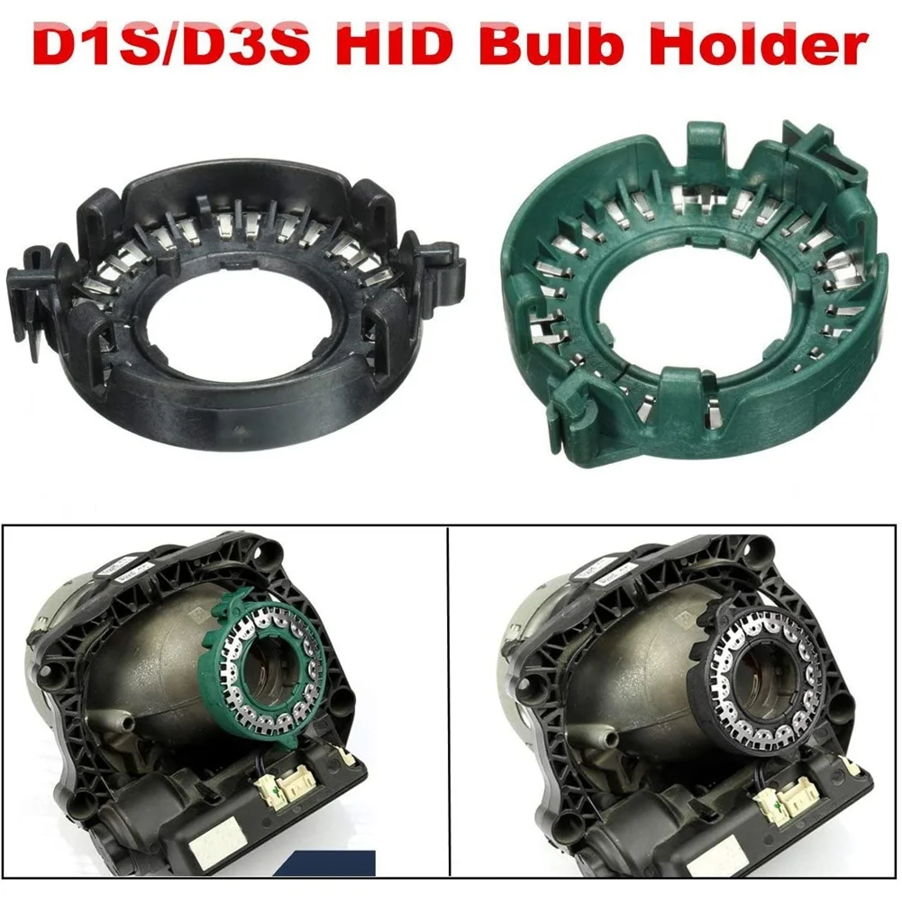 2 pz D1S D3S Xenon HID portalampada adattatore adattatore Clip anello fermo 63117162087 per BMW 1 3 5 7 serie X5 X6