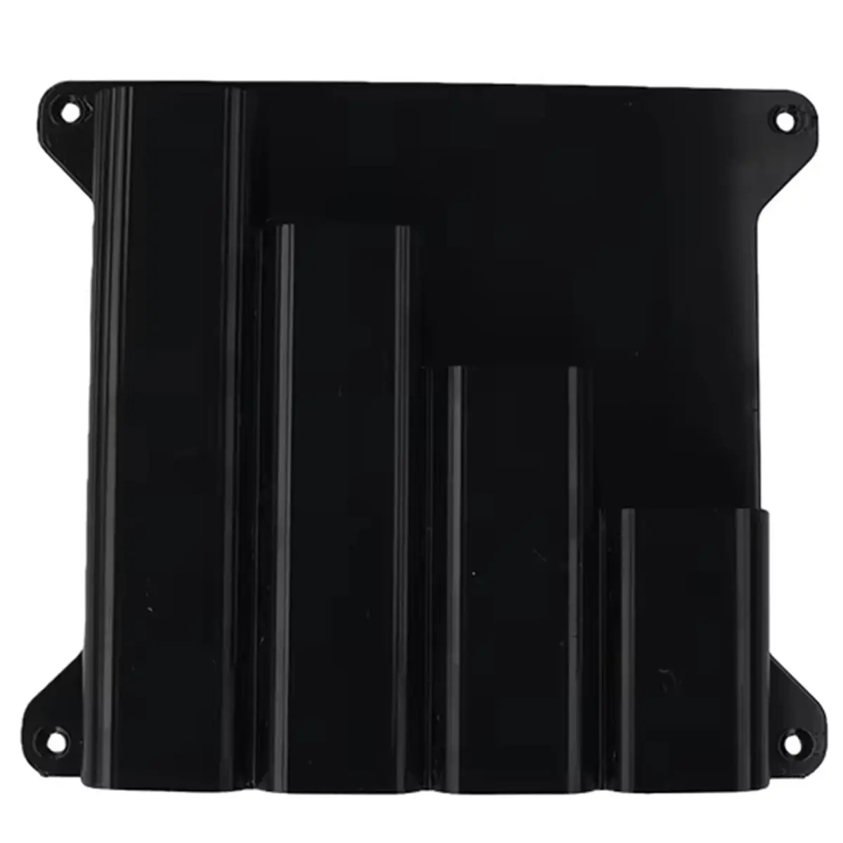 A50U Universal Cable Tie Buckle Wall Mounted Zip Tie Storage Box Metal Wire Rope Organizer Black Plastic 4 Grids Zip Tie