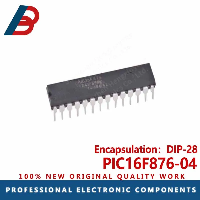 Pacote do microcontrolador do PIC16F876-04-In-Line 8-bit, DIP-28, 5 PCes