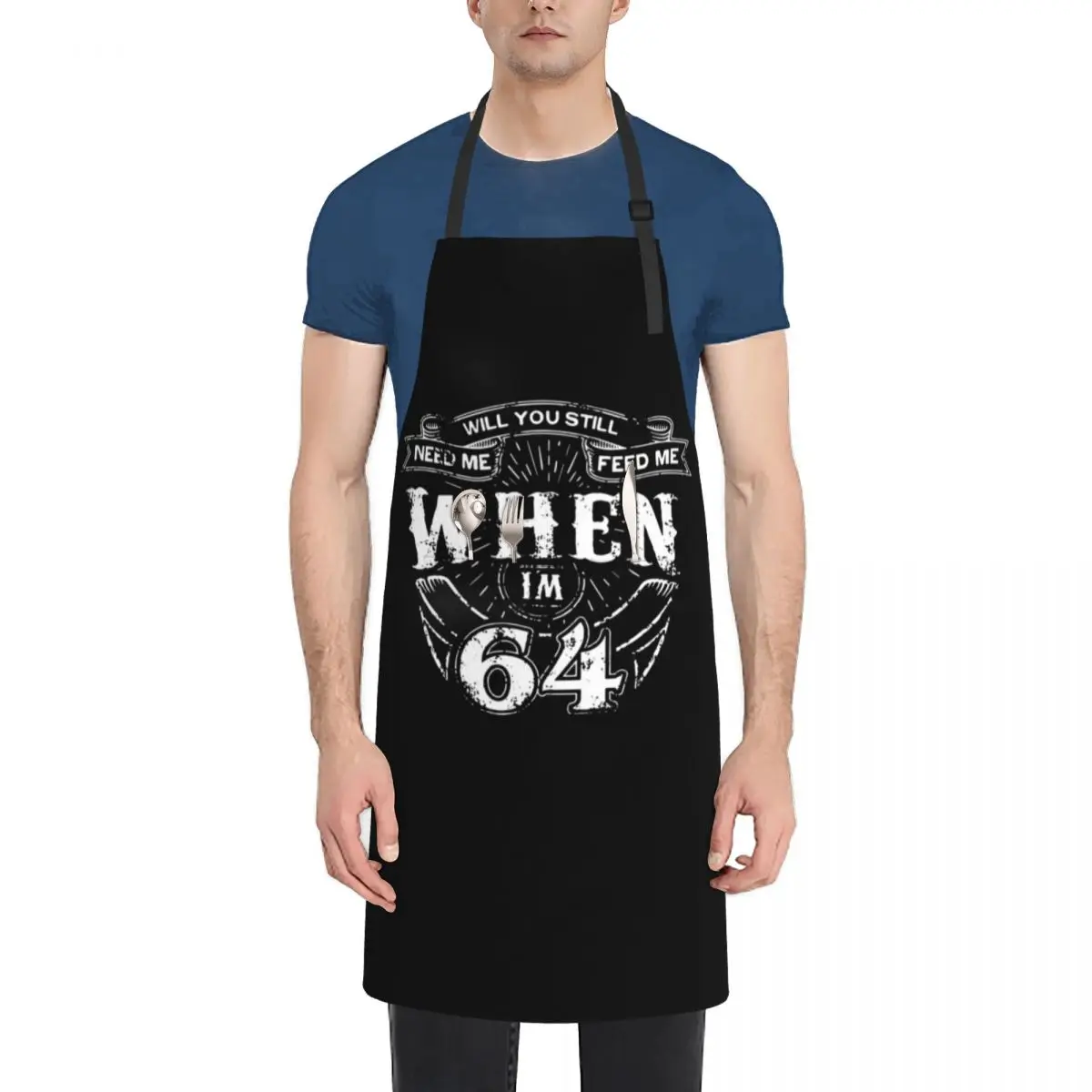 

Will You Still Need Me Feed Me When I'm 64 Apron cookings for women Smock for hairdressing Art Apron