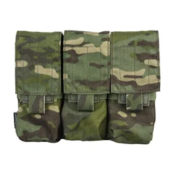 Emersongear LBT Style M4 556 762 Triple Magazine Pouch MOLLE Combat Mag Pouch Paintball Mag Holder Airsoft Gear
