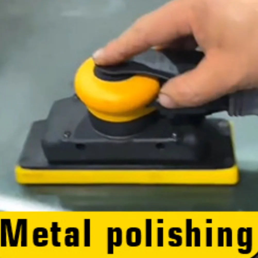 Rectangle Pneumatic Sander 70x198mm for Car Polishing Waxing and Metal Grinding with Lightweight 1.01 kg Design
