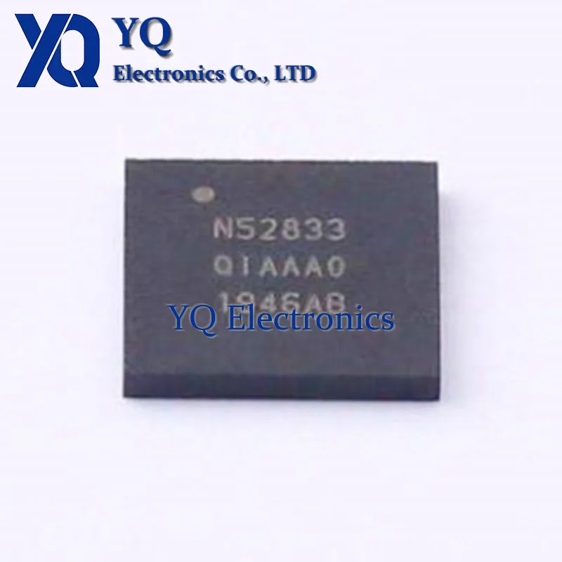 10PCS/lot New OriginaI NRF52833-QIA-R NRF52833 Bluetooth Wireless Transceiver Chip QFN-73