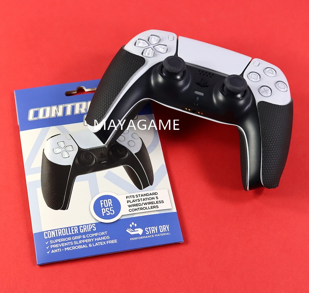 20 مجموعات أكثر ذكاء أقل زلة راحة متفوقة يمنع زلق الأيدي المضادة للميكروبات اللاتكس ل PS4 PS5 تحكم القبضات ملصق #6