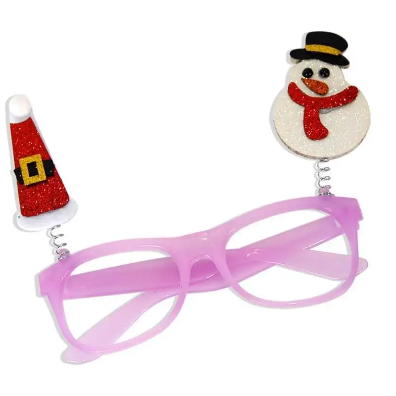 

39BD Christmas Glasses Fancy New Year Party Eyeglasses Photo Props Celebration Party Favor New Year Party Decors