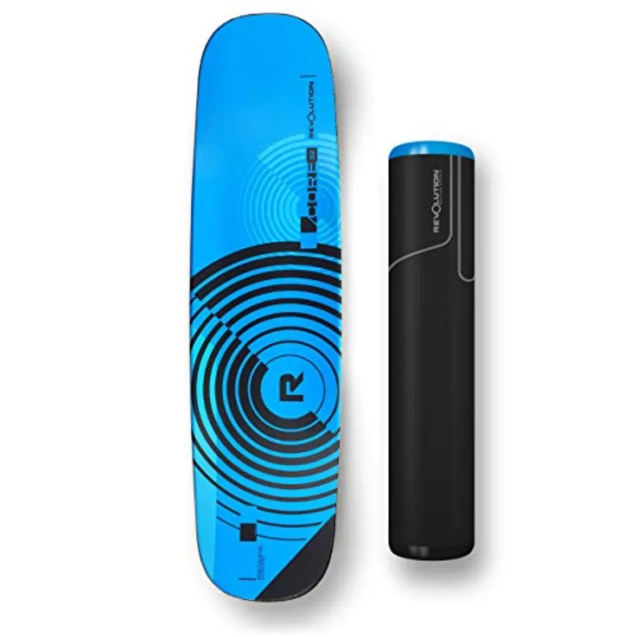 

Revbalance Core 32 Advanced Balance Board for Home Fitness Training with Non-Slip Surface in Black and Blue Enhances Stability