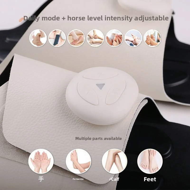 New shoe micro-current foot massage instrument pulse pedicure acupoint meridian
