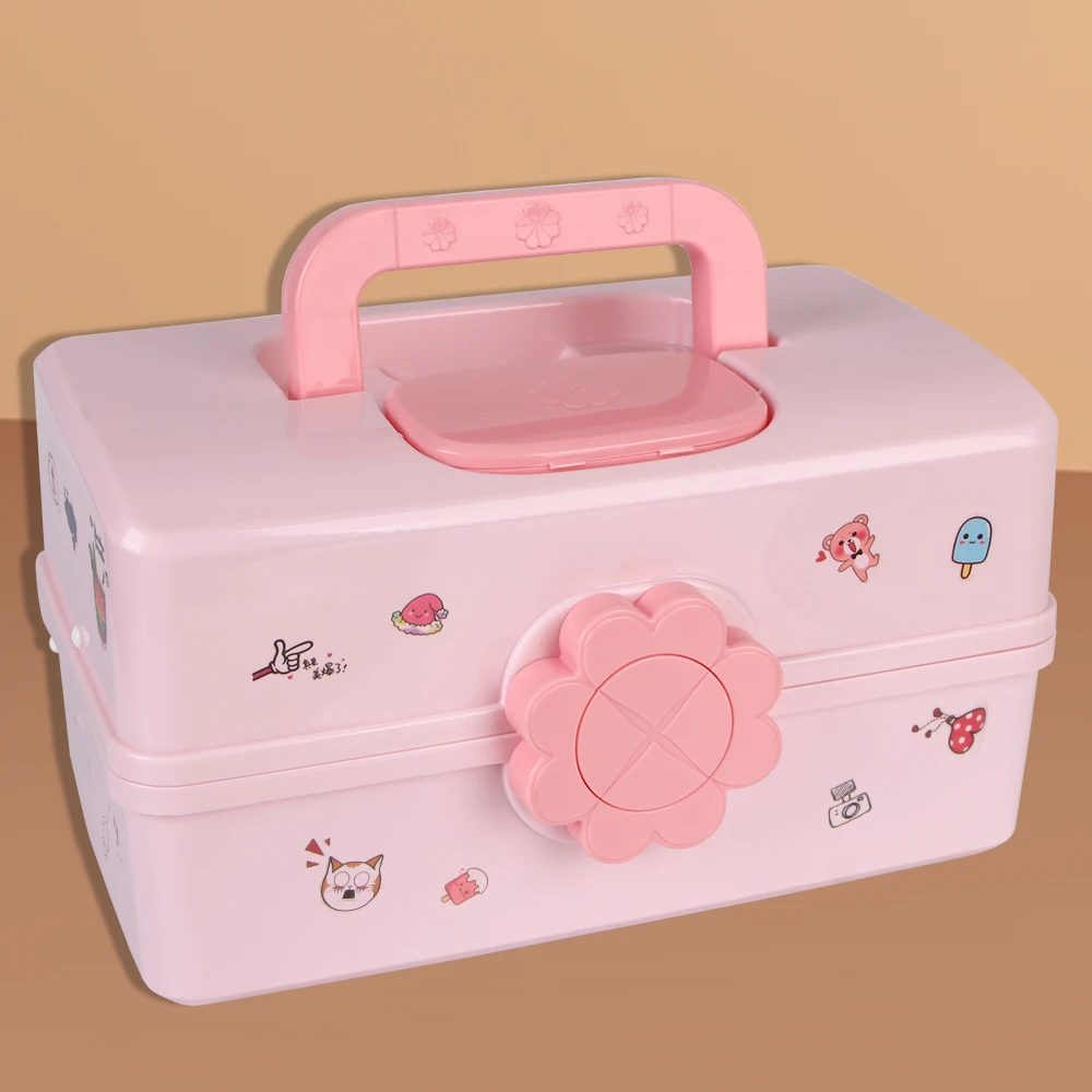 Multi-layer Hairpin Organizer Head Rope Headband Display Rack Children's Hair Accessories Storage Box Cute Girl Jewelry Case