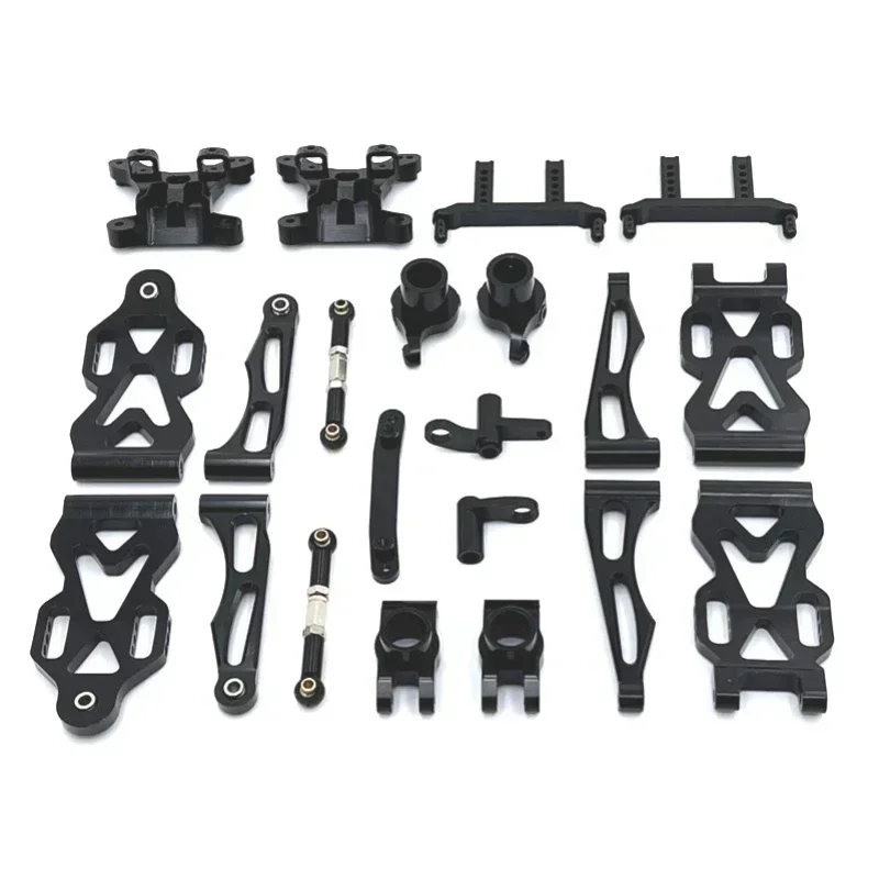 SCY 1/16 16101 16102 16103 16104 16106 16201 JJRC Q117 Rc قطع غيار السيارات ترقية معدنية وتعديل مجموعة قطع غيار ضعيفة