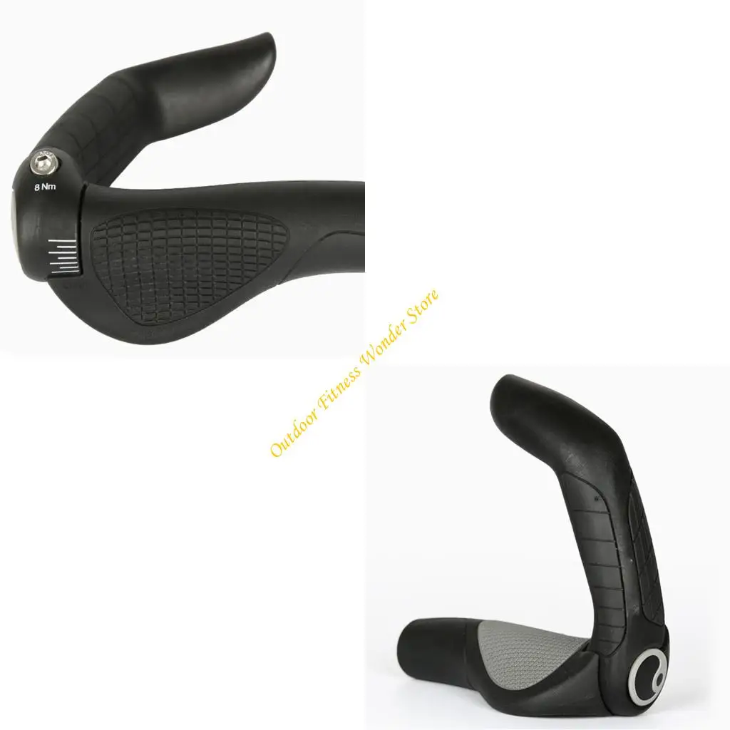 

E8BF 1PAIR ANTISTISKID BICYCLES HAILBARS GRIP ERGONGICAL GUIK HAILBARS для различных моделей велосипедов