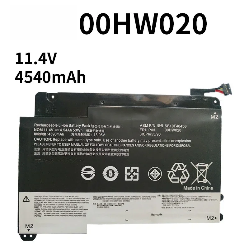 New Replacement Battery For Lenovo Yoga 20GQ 20GR 460 P40 00HW020 00HW021 11.4V 4540mAh High Capacity Li ion Laptop Battery