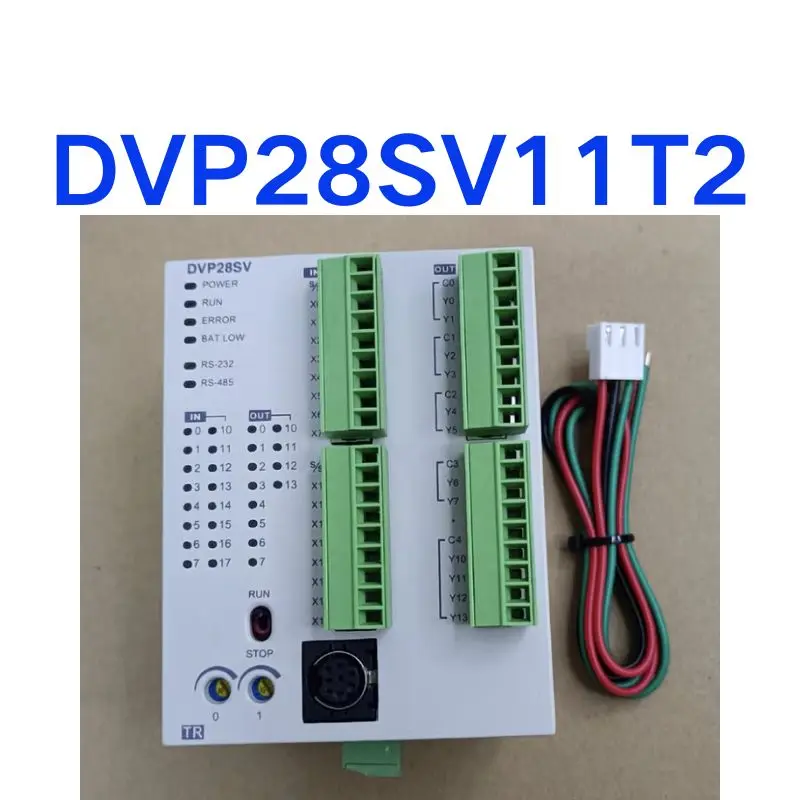 Used PLC DVP28SV11T2 tested OK, function intact