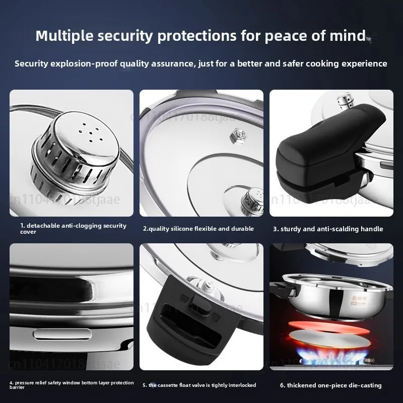 

Новая скороварка из нержавеющей стали 316, мини-маленькая бытовая взрывозащищенная газовая индукционная плита, скороварка с рыбьей головкой