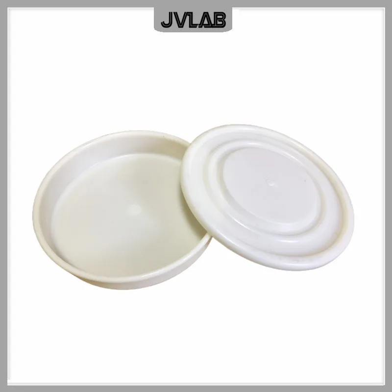 Cover and Tray PVC Lid & Bottom Container for Laboratory Sampling Inspection Pharmacopeia Test Sieve Plastic Sieve Diam. 20cm