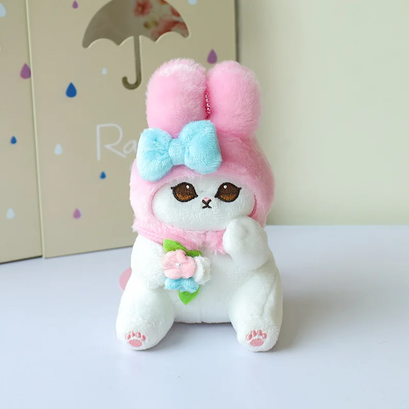 Sanrio My Melody  Cinnamoroll Cat CosplayHangyodon Hellokittys Kuromi Stuffed Animals Plushie Doll Cartoon Plush Appease Toys