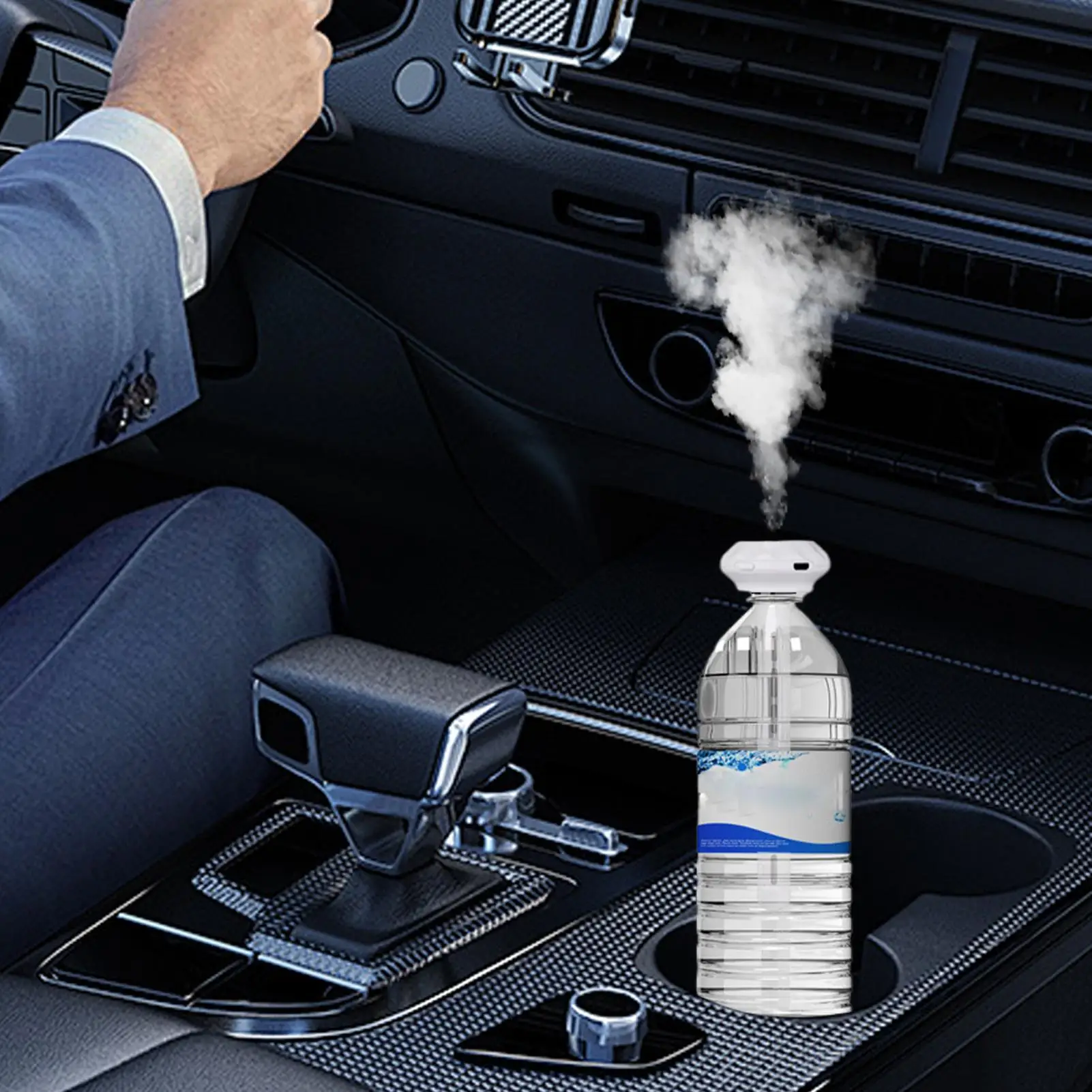 USB Cool Mist Humidifier Portable Spray Cool Mist Purifier Quiet Tiny Travel Humidifier Without Water Container For Desk Car