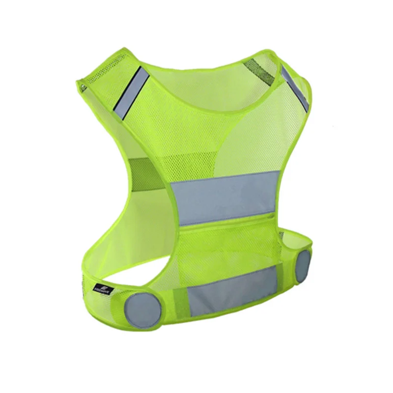 Outdoor Running Reflective Vest Cycling Vest  Lightweight Safety Fishing Vest Sports Gear for Women Men Jogging Walking