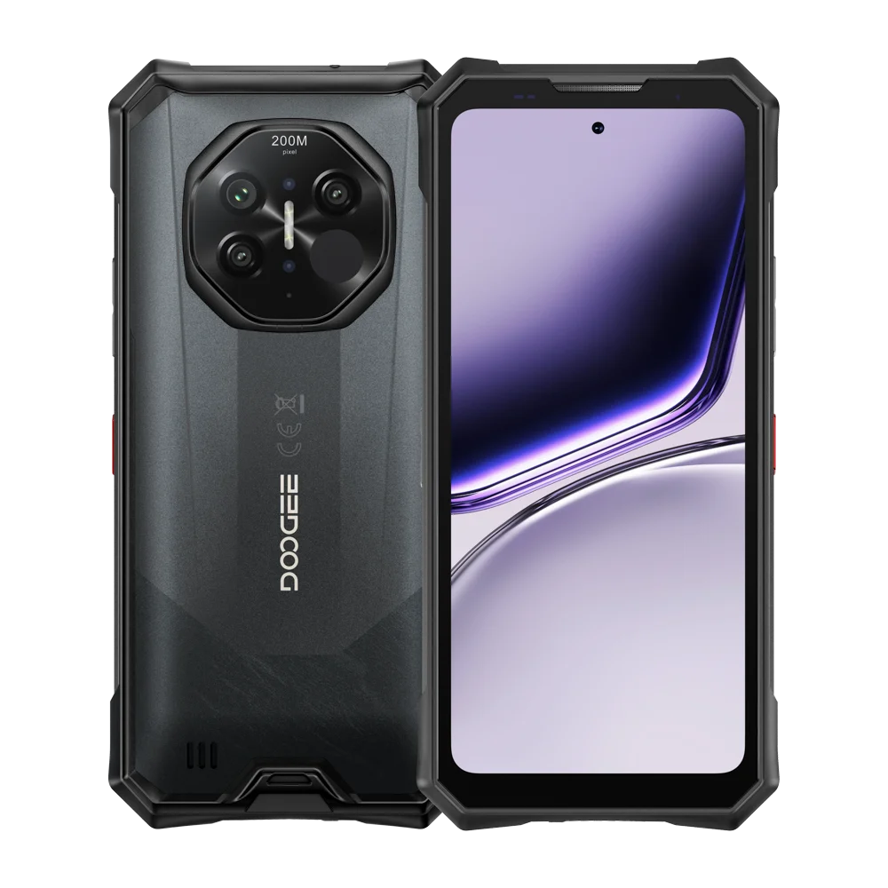 Смартфон DOOGEE S300 PLUS с тепловизором, защищенный, Dimensity 8300, 48 ГБ + 1 ТБ памяти, 200 МП + 64 МП, ночное видение, 11000 мАч, 6.78