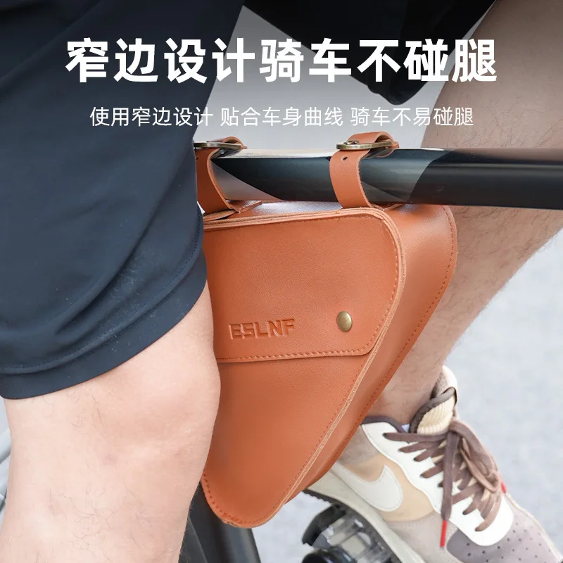 FREE-Bicycle Bag Large Capacity Triangle Bag Mountain Bike Waterproof Beam Tube Pack Riding  G1095