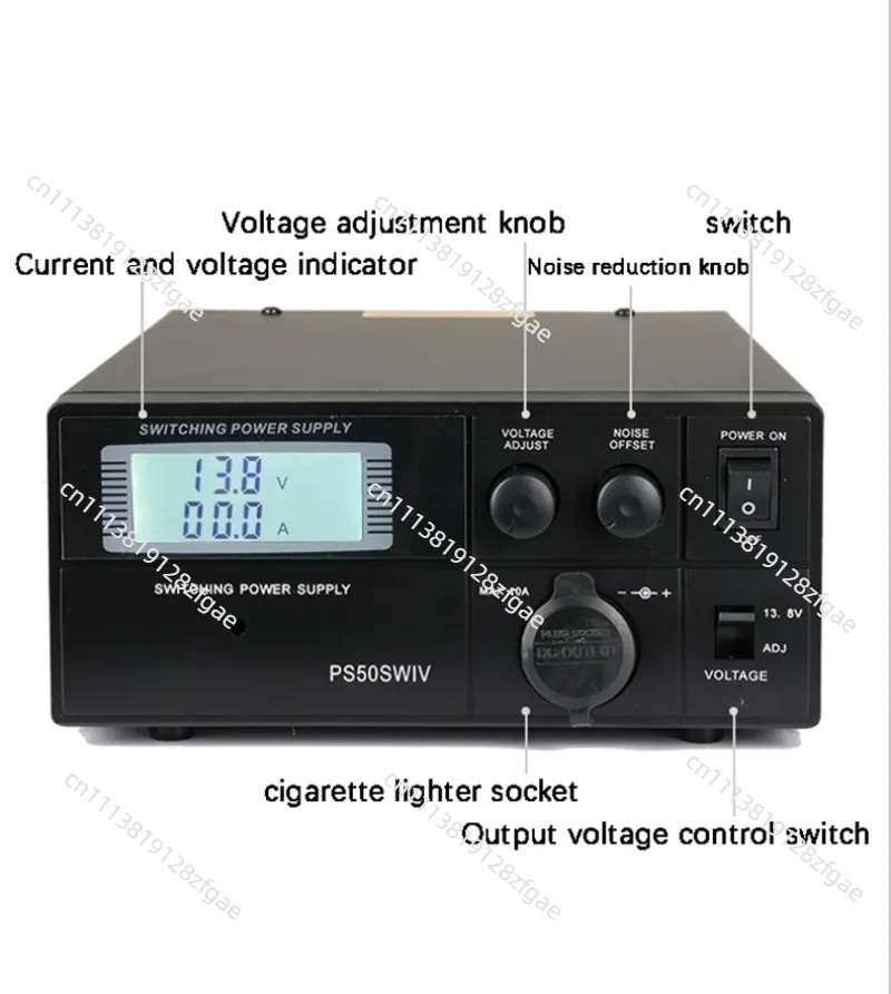 50A Adjustable DC Stabilized Switching Power Supply 9-15V Output 220V Input High Current Voltage Regulator Module