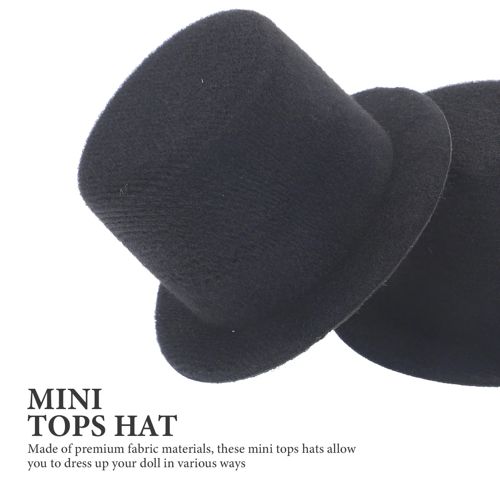 2 قطعة القبعات العلوية المصغرة في مادة ممتازة قبعات صغيرة لطيفة لديكور بيت الدمى المشاريع الحرفية Kawaii هدايا فريدة من نوعها