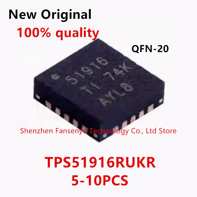

(5-10piece)100% New TPS51916RUKR TPS51916 51916 QFN-20 Chipset
