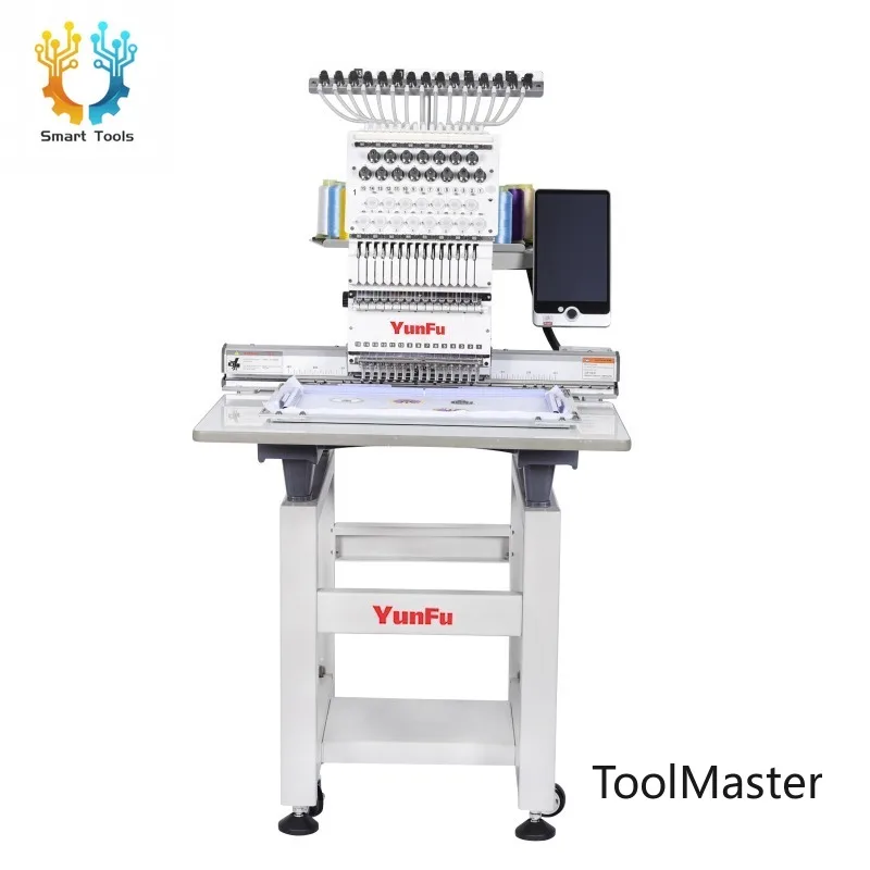 [2026] Dahao 2025 Digital Retail Single Head Embroidery Machine Customized 500*350 15 Needles 1200 Rpm Home Use Cap Computerized