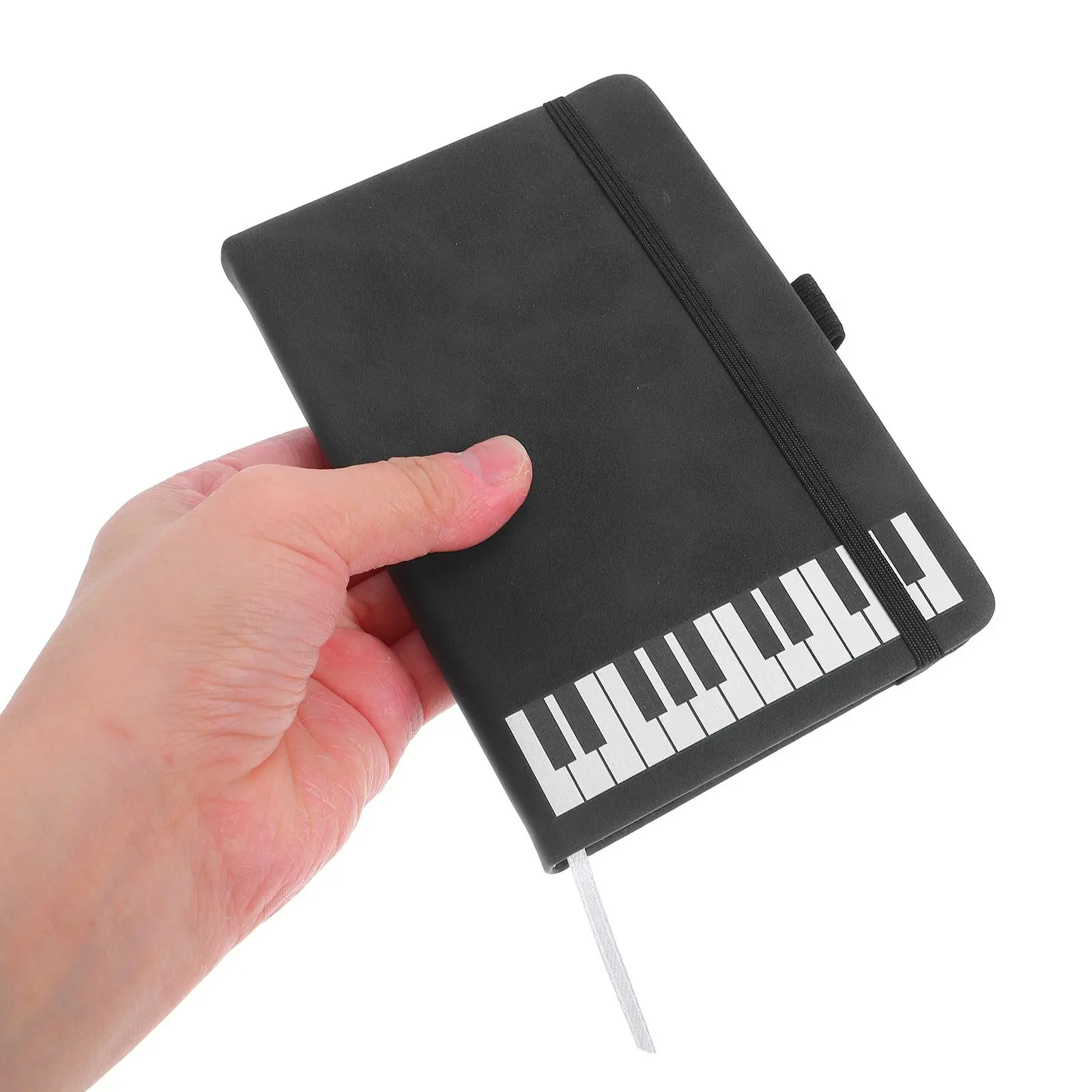 Musikthema, vom Klavier inspiriertes A6-Notizbuch, Weihnachts-Taschenjournal, Business-Planer, Tagebuch, Zeichenbuch für Büroangestellte – Detail 5