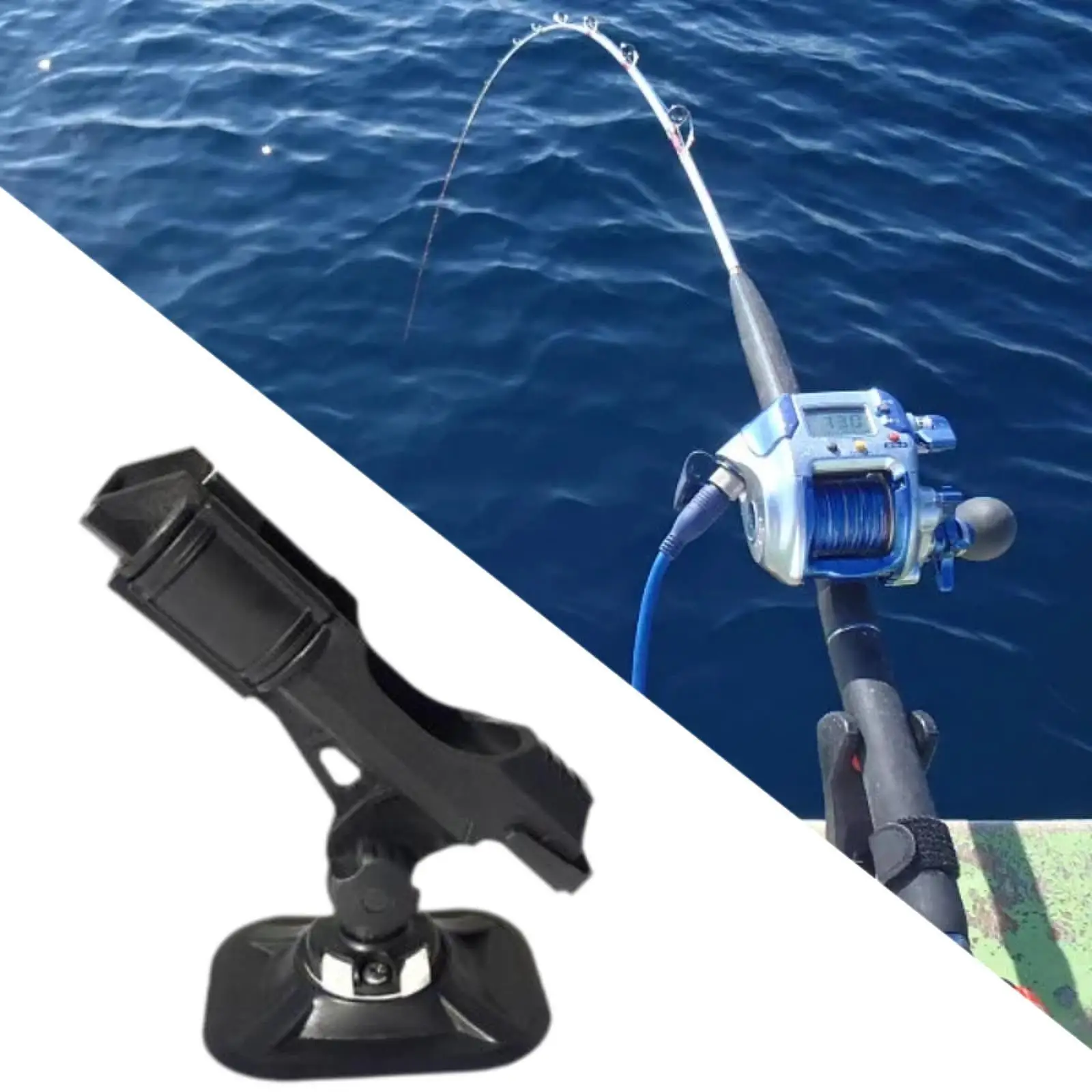 

Boat Fishing Rod Holder Easy Installation Surfboard Rod Holder Adjustable for Ship Fishing Boat Canoe Kayak Fishing Accessories