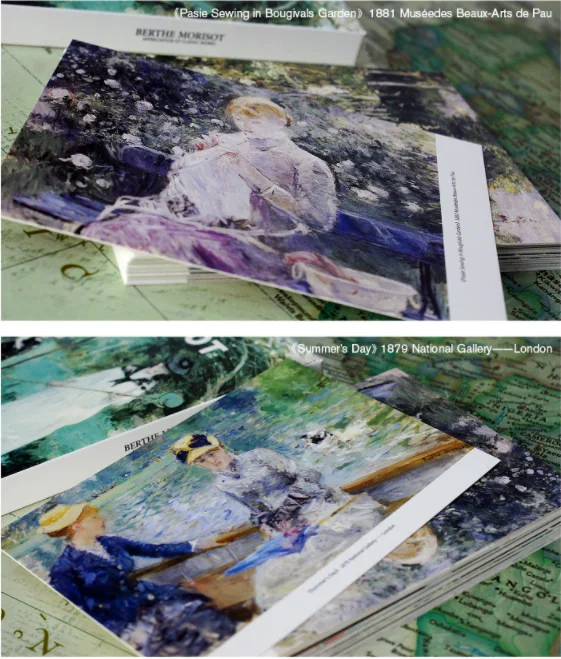 30Pcs Famous Artist Berthe Morisot Artwork Postcards Gift Wish Greeting Card For Message DIY Journal Decoration Can Be Mailed
