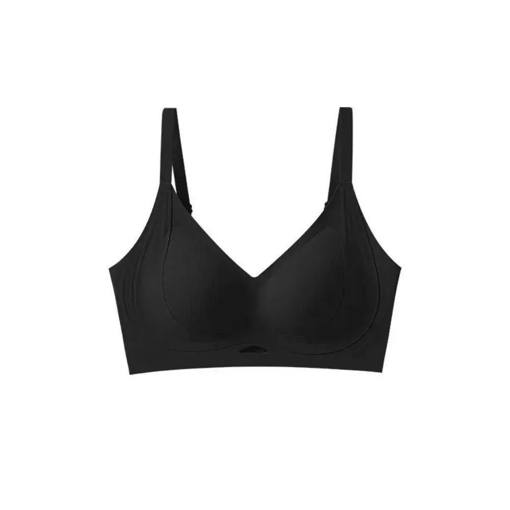 

Comfortable Deep V Wireless Push Up Bra Anti-sagging Lingerie Underwear for Women Thin Shockproof Seamless Support Bra Woman