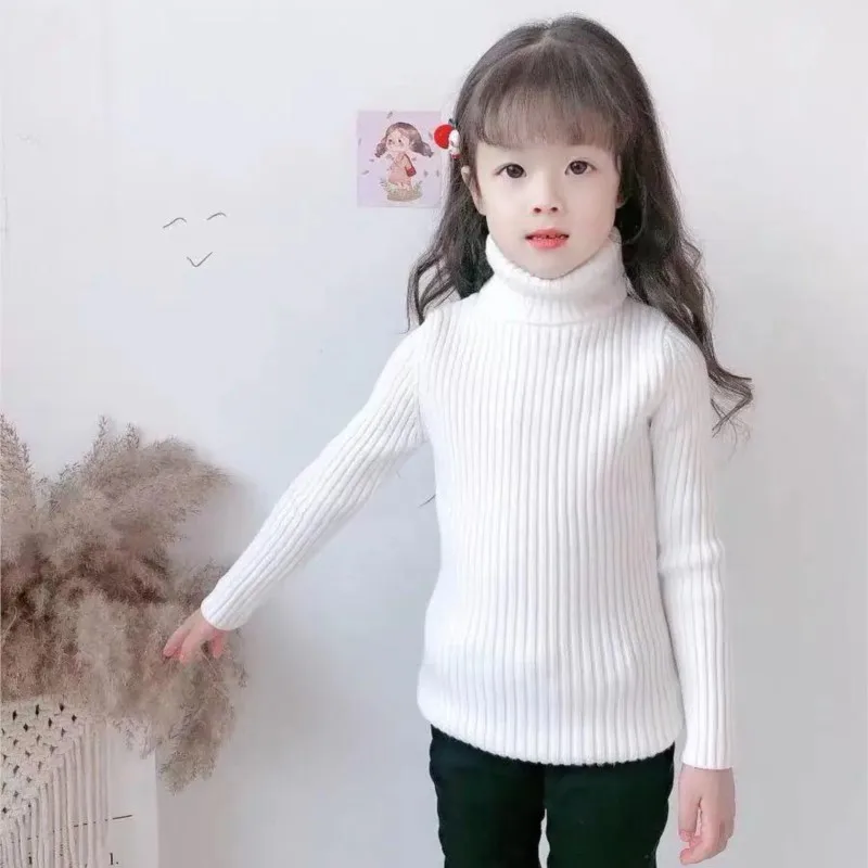 

2024 new spring autumn Winter Girls Kids Boys casual Solid sweater T-shirt comfortable cute baby Clothes Children Clothing