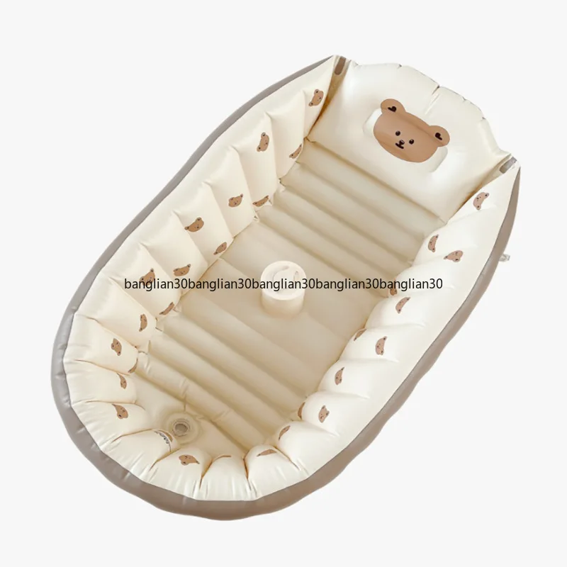 Hanfeng New Portable Folding Children's Inflatable Indoor Swimming Pool Baby Bath Basin