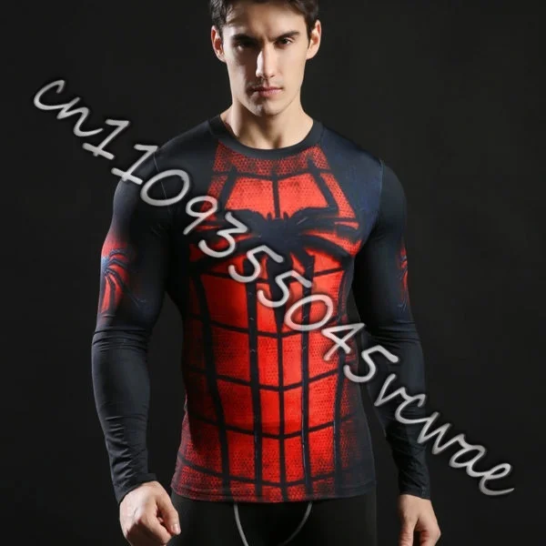 

НОВИНКА! Популярная серия одежды Marvel Superhero COS: модная спортивная одежда для фитнеса, весенне-осенние лонгсливы, семейная одежда.
