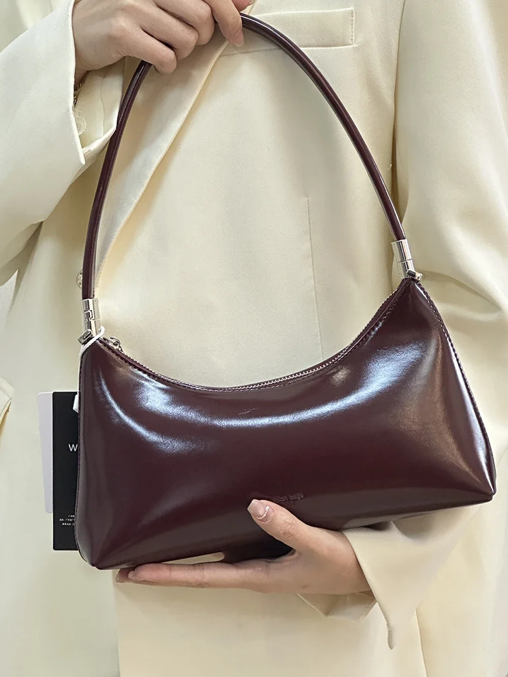 

Luxury Red Wedding Bag Temperament Versatile Bridal Shoulder Underarm Bags French Elegant Female Party Handbag Birthday Gift