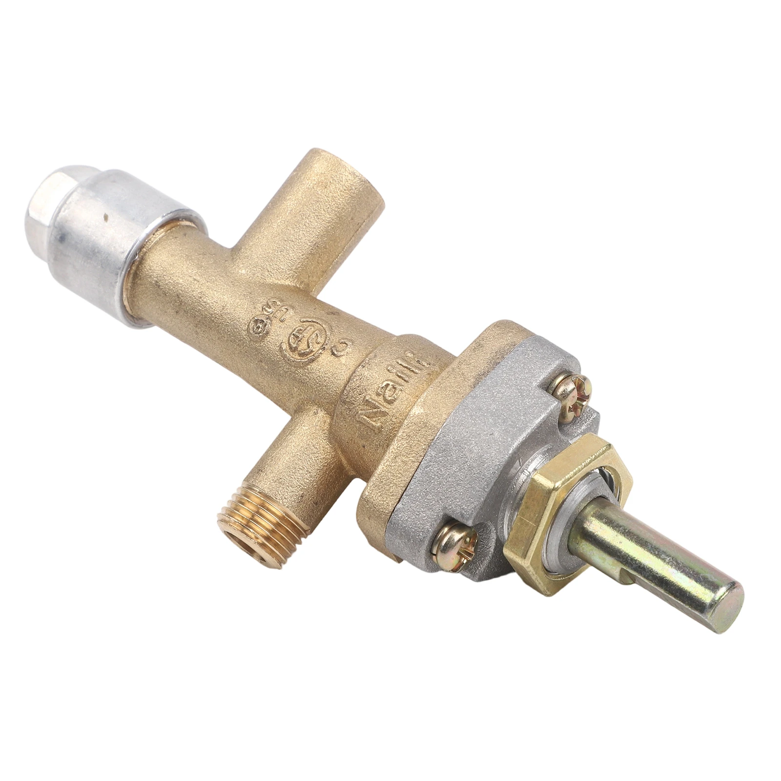 Propane Gas Patio Heater Replacement Control Valve with Brass Safety Valve and Pilot Port for Secure and Stable Heat