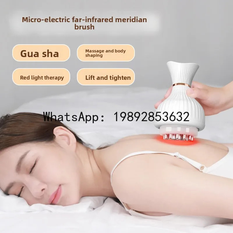 YFY Electric Cupping Device Scraping Instrument Electric Meridian Brush Full Body Universal Massager for Home Use