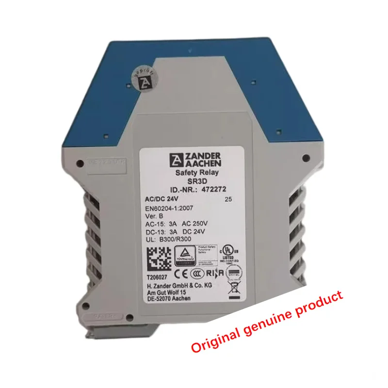ZANDER AACHEN Импортное немецкое реле безопасности SR3C SR3D - реле промышленного управления и защиты